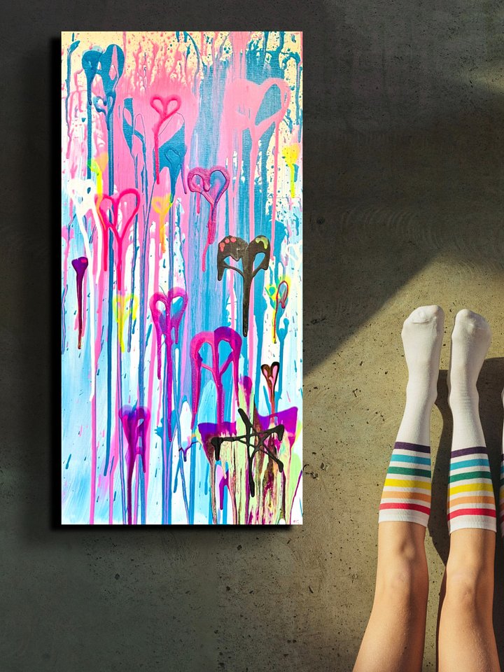 Dripping Hearts Gallery Canvas Print product image (2)