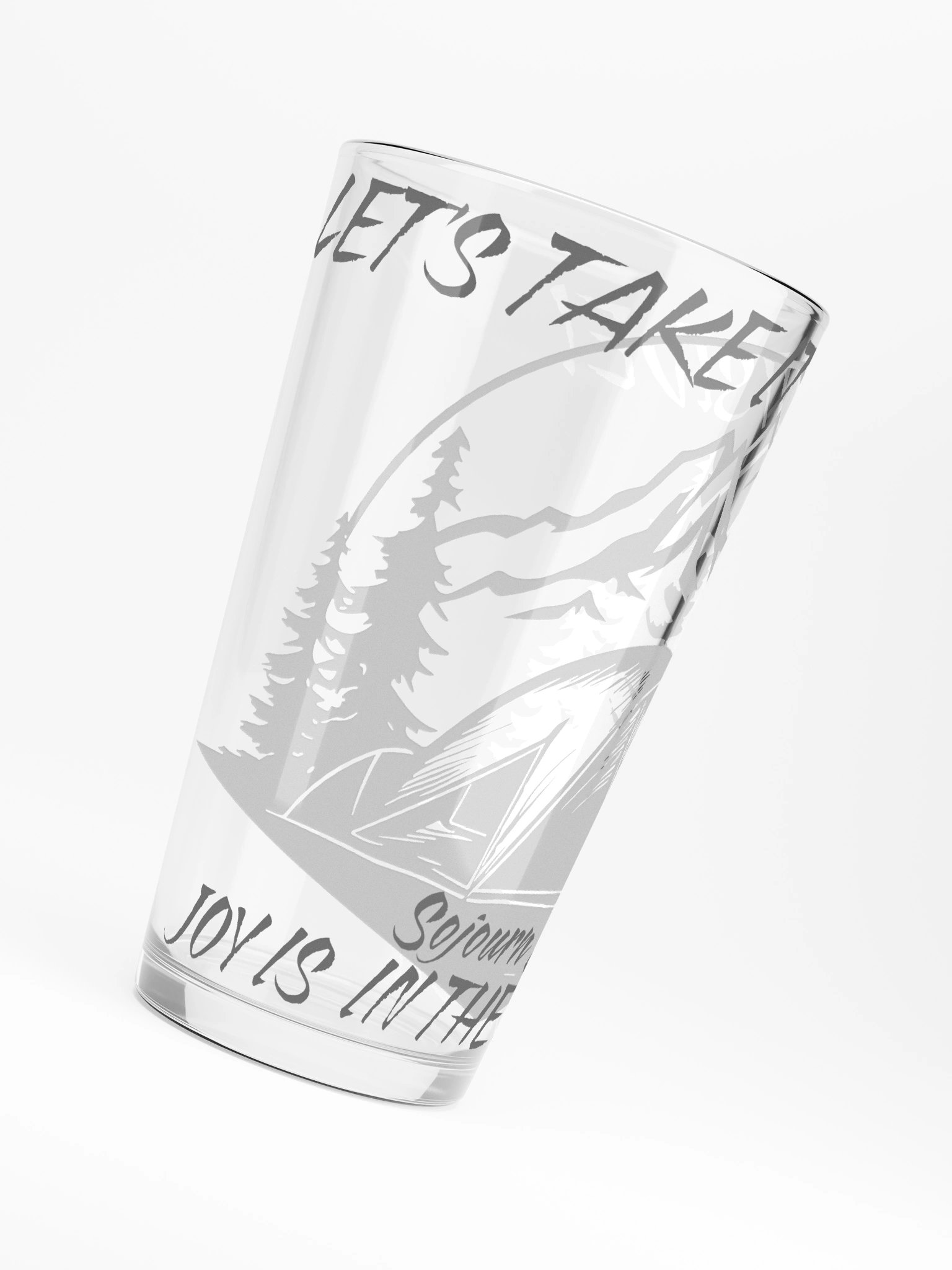 Let's Take It Outside - Shaker Pint Glass product image (6)