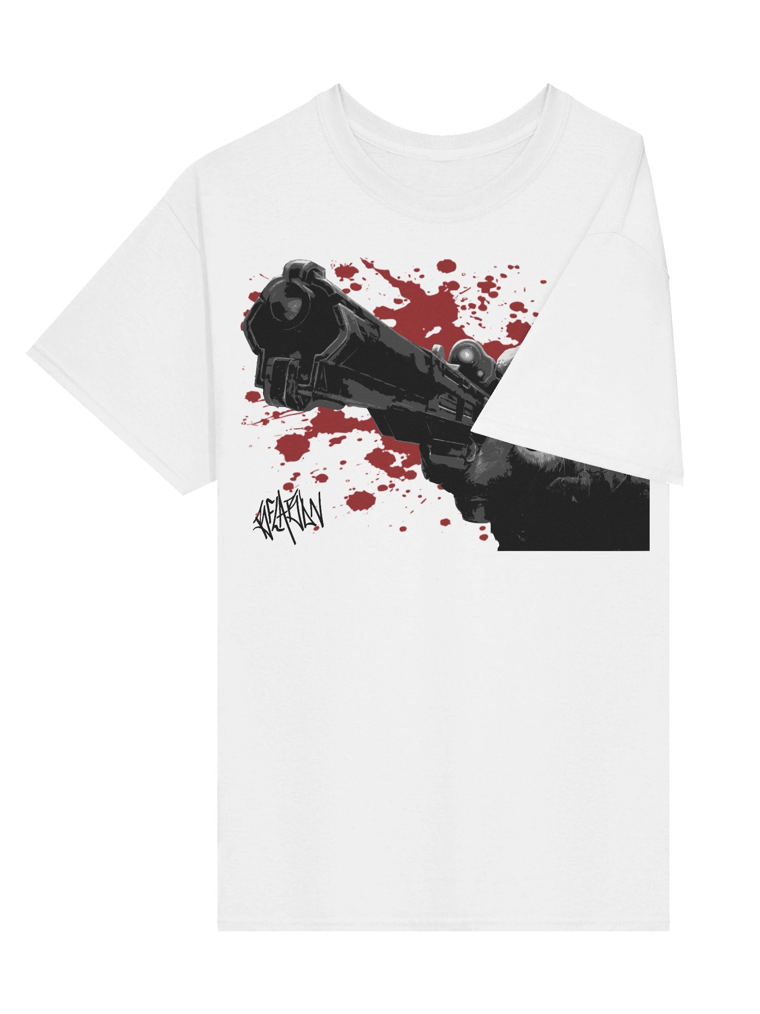 Sniper painting tee (White) product image (3)