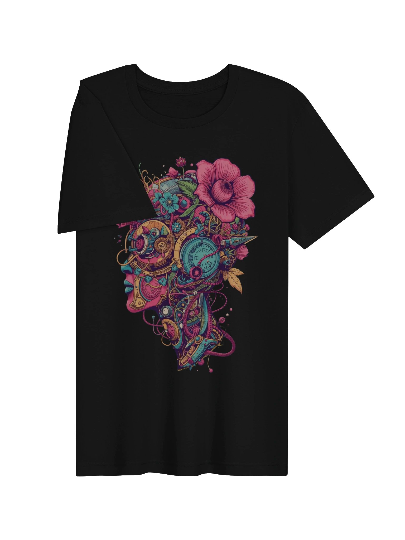 Floral Mechanized Face Supersoft Tee product image (6)