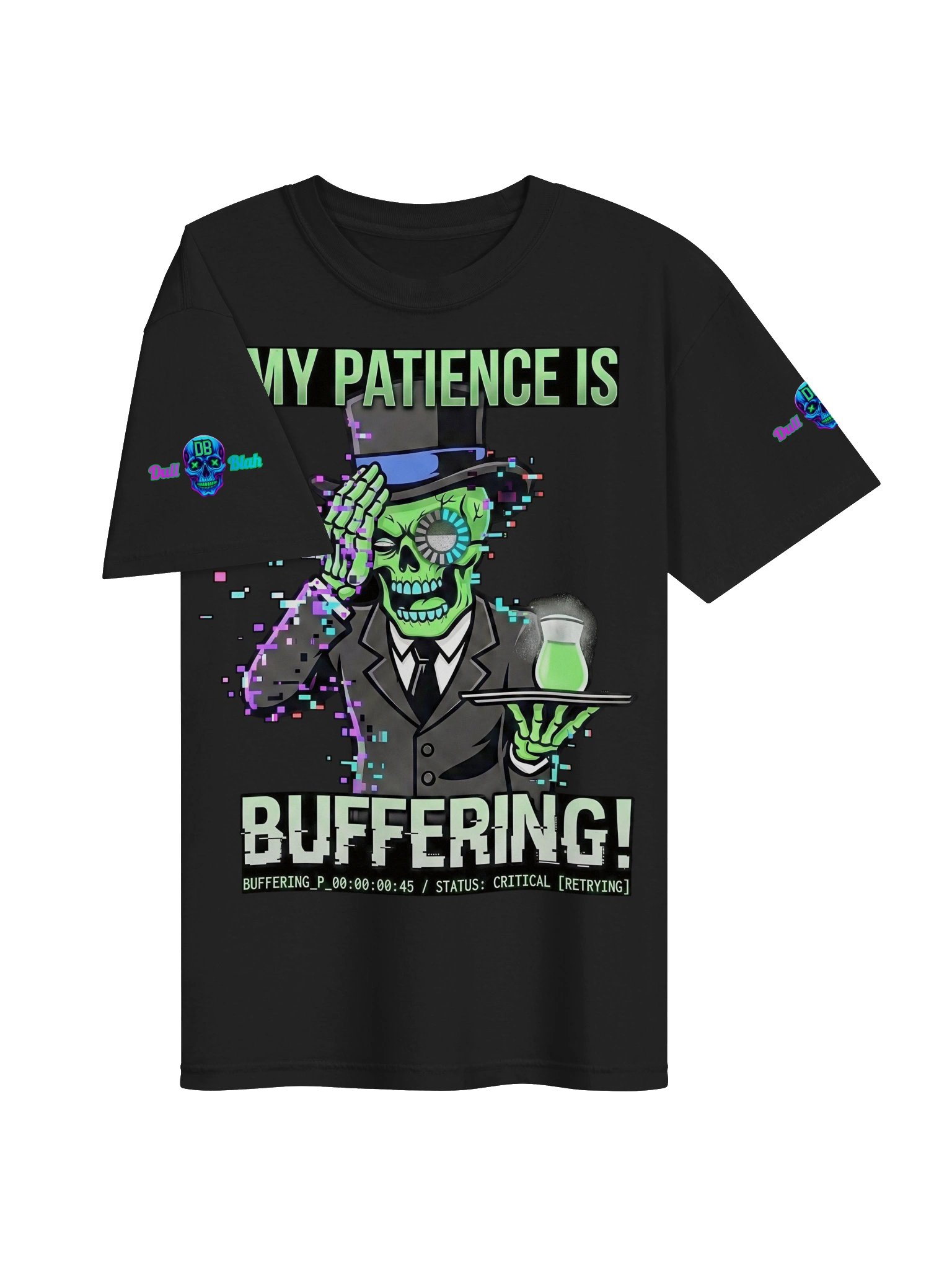 "Patience Is Buffering" Premium Graphic Tee product image (2)