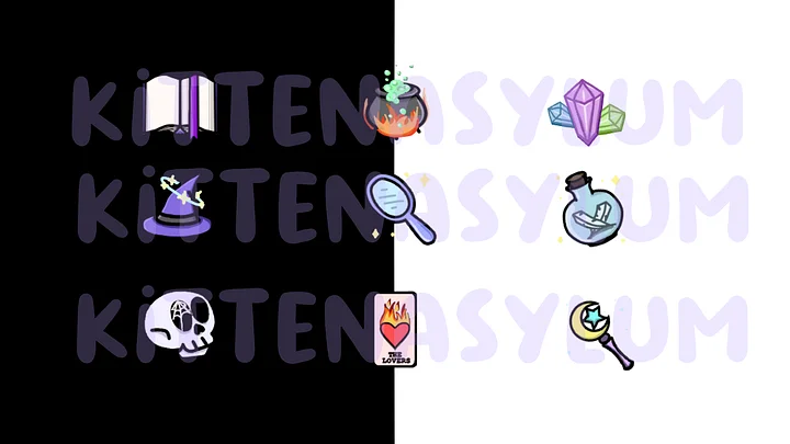 Dark Academia Pack🔮 - 9 Static Emotes product image (1)