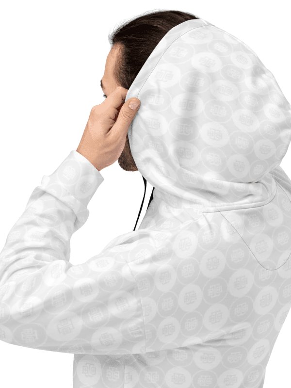 BBB All Over Print White Hoodie product image (6)