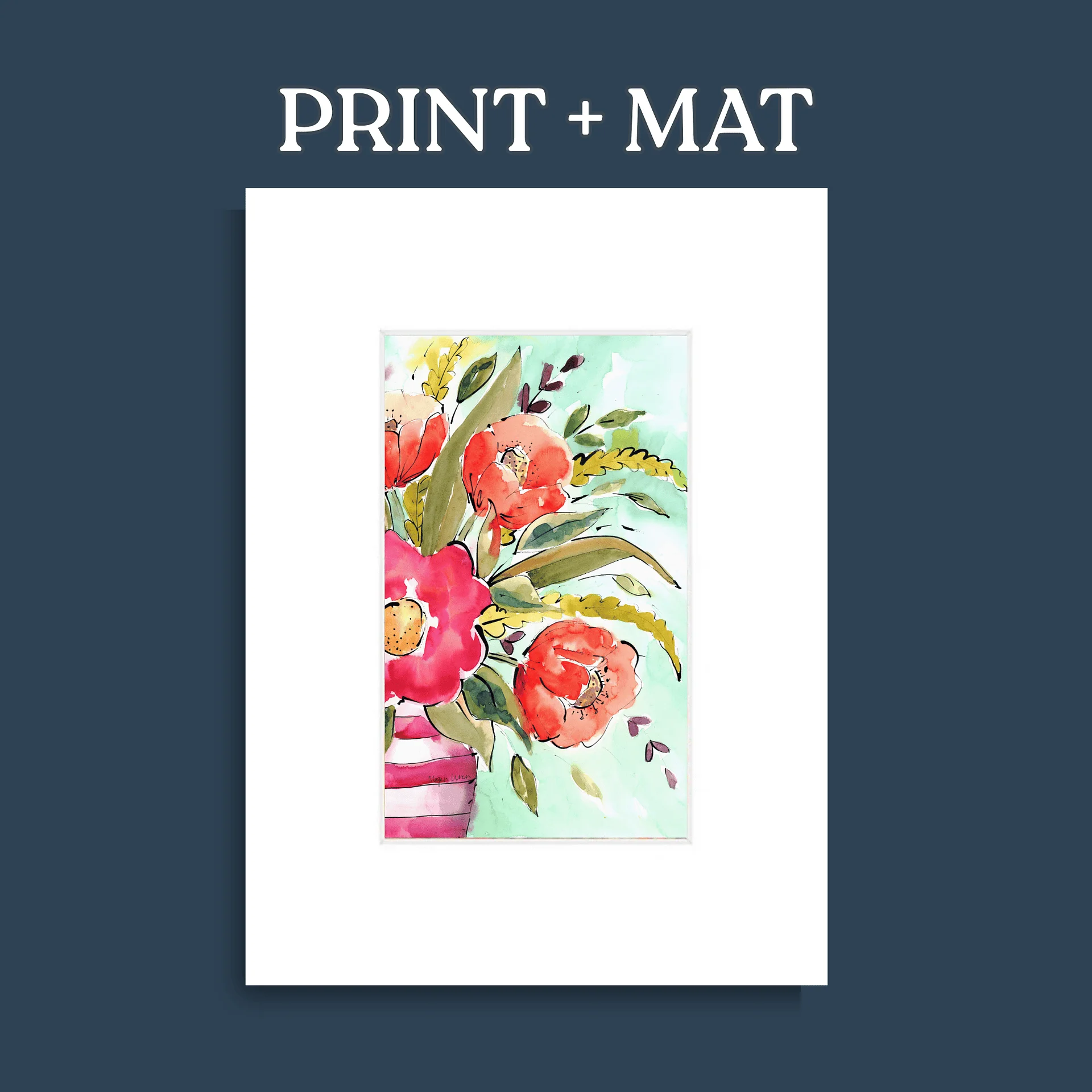 Floral Watercolor Print - Bold & Blooming product image (12)