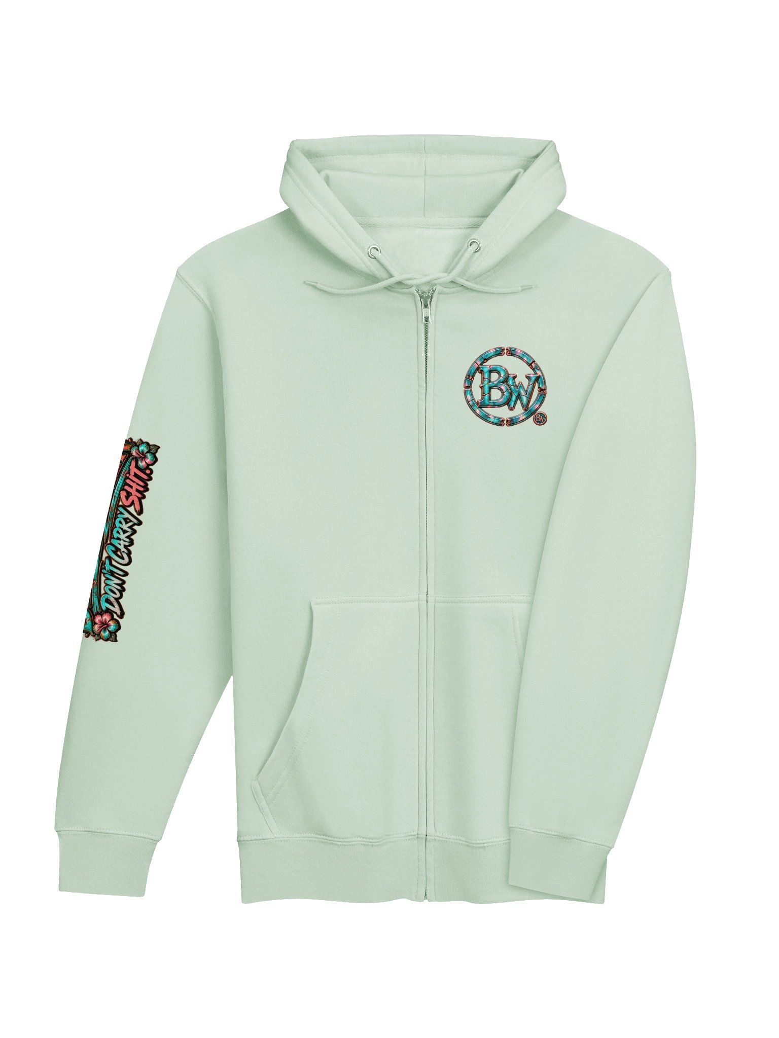 BROKEN WOMEN!™ — BECAUSE MEN DON’T CARRY SHIT — FULL ZIP HOODIE product image (4)