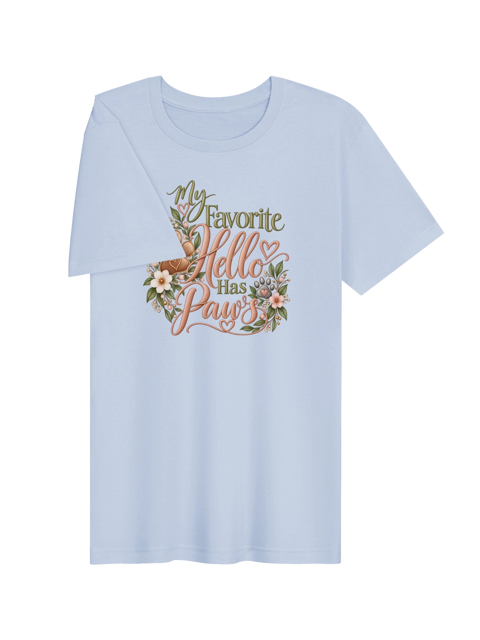 My Favorite Hello Has Paws Tee Vs2 product image (35)