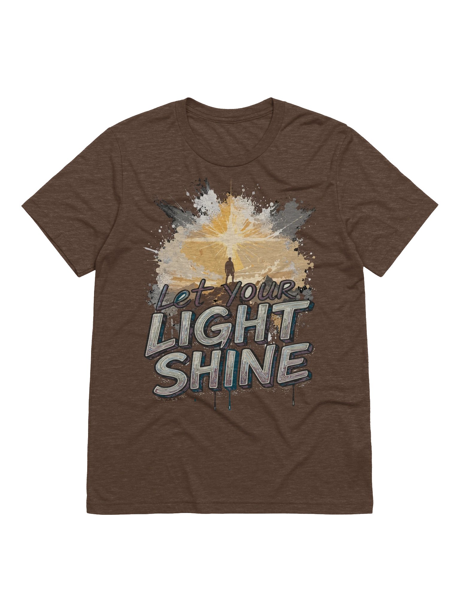 Let Your Light Shine Graphic T-shirt product image (3)