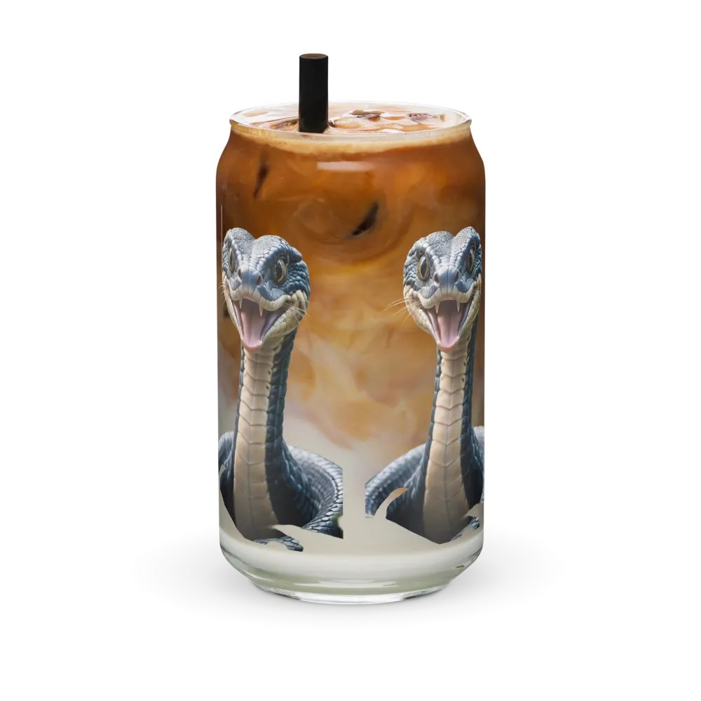 Smiling Snake Can-Shaped Glass Set product image (36)