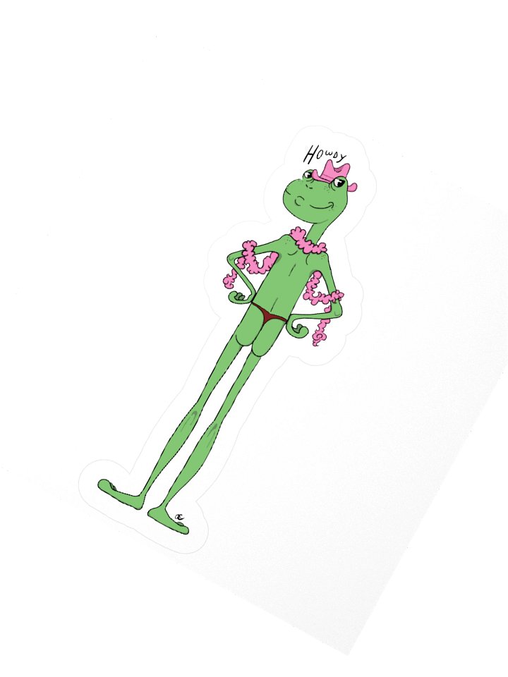 "Howdy" Sticker product image (6)