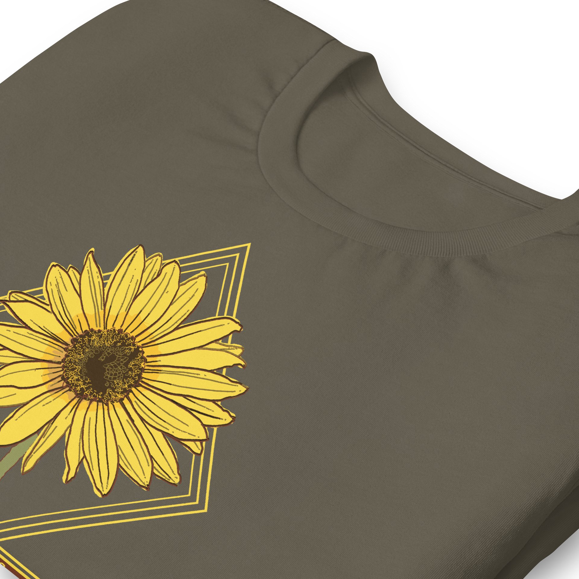 Helianthus Sunflower Unisex Lightweight Supersoft Cotton T-Shirt product image (37)
