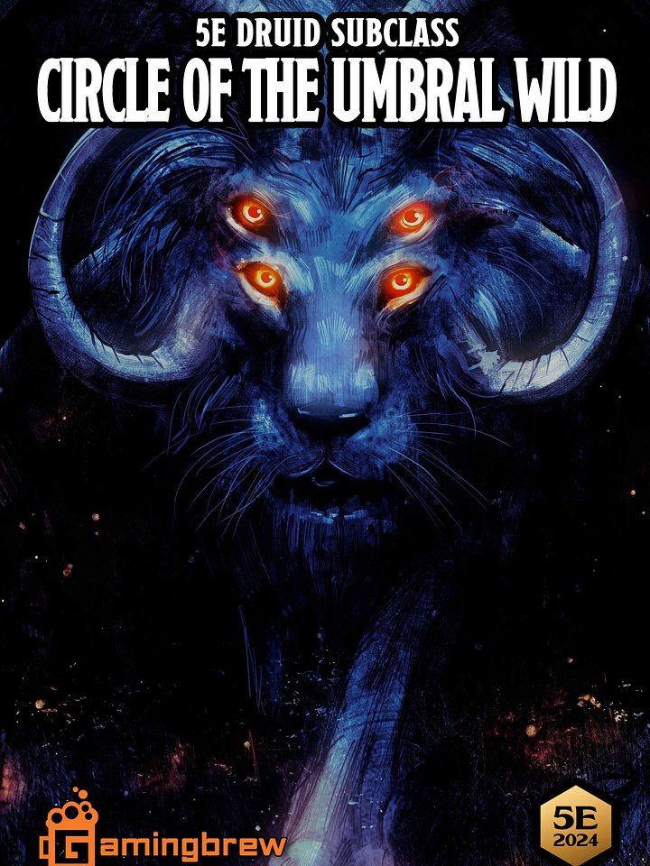 Circle of the Umbral Wild | 5.5E Druid Subclass product image (1)