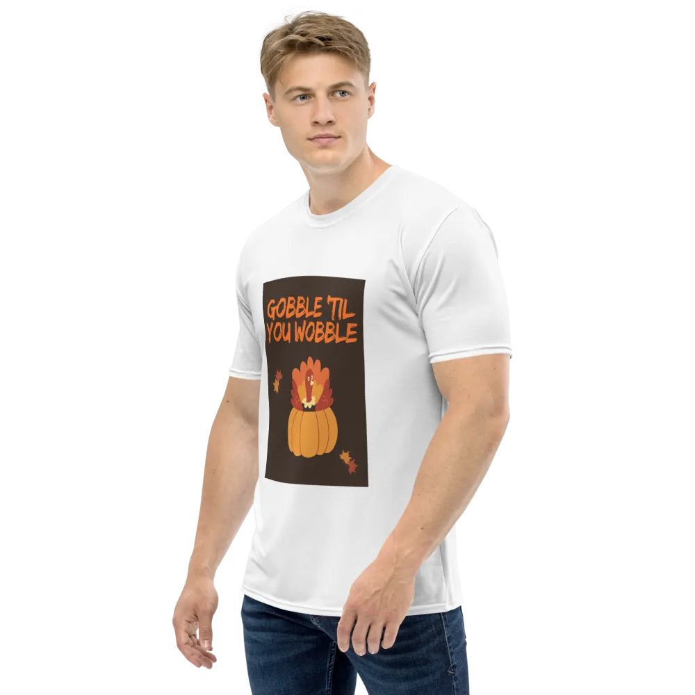 🦃🍁 THANKSGIVING FUNNY TEES 4 U FOR MEN - “Gobble ’til you Wobble.” product image (3)