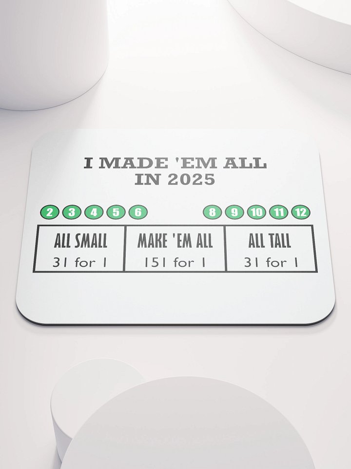 Made 'Em All 151 for 1 (MousePad) product image (1)