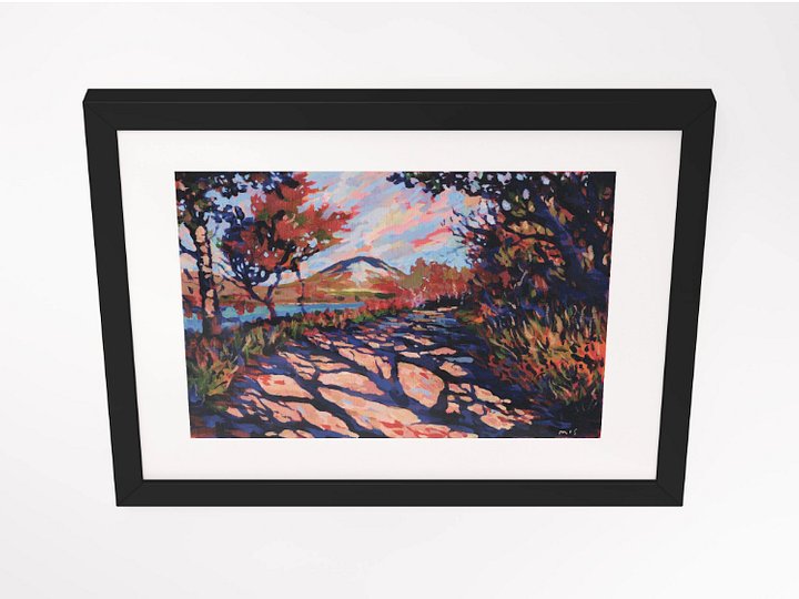 250809 Mount Errigal Poster Print. Framed product image (3)