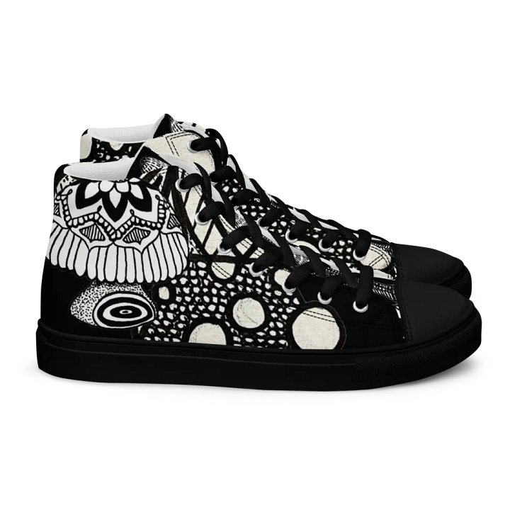 Mystical Mushroom Womens High Tops product image (2)