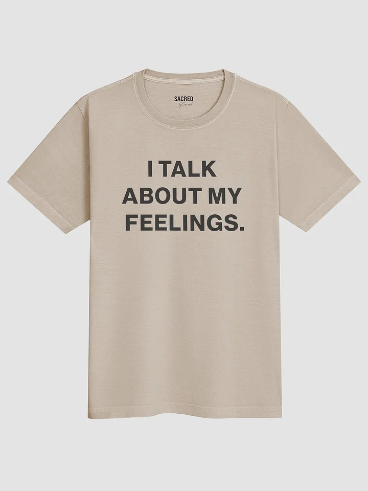 I Talk About My Feelings Oversized Tee product image (2)