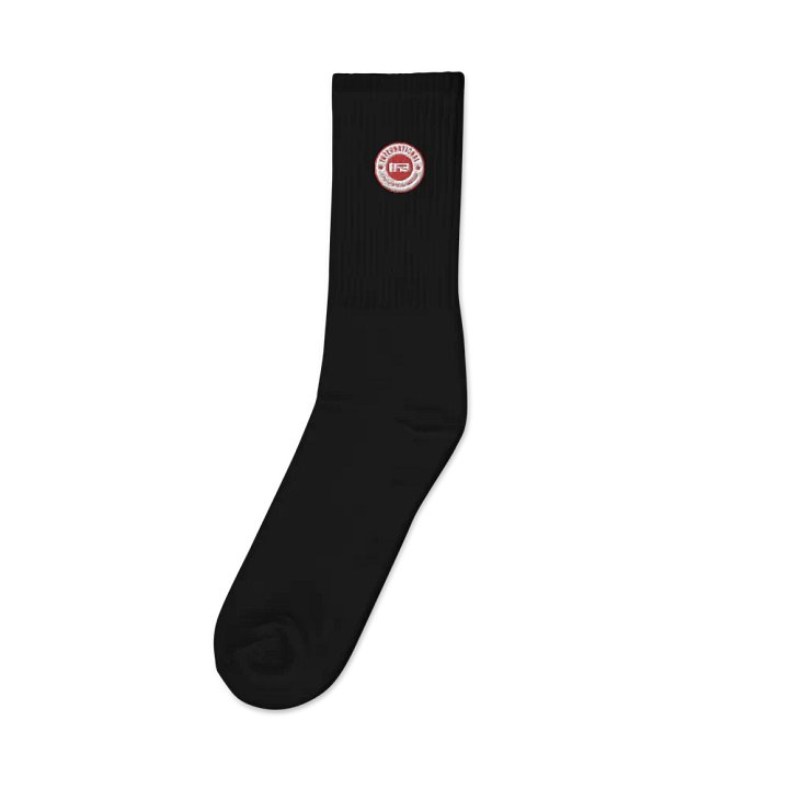 IFBNewsfeed.Org's SOCCO Embroidered Crew Socks product image (1)
