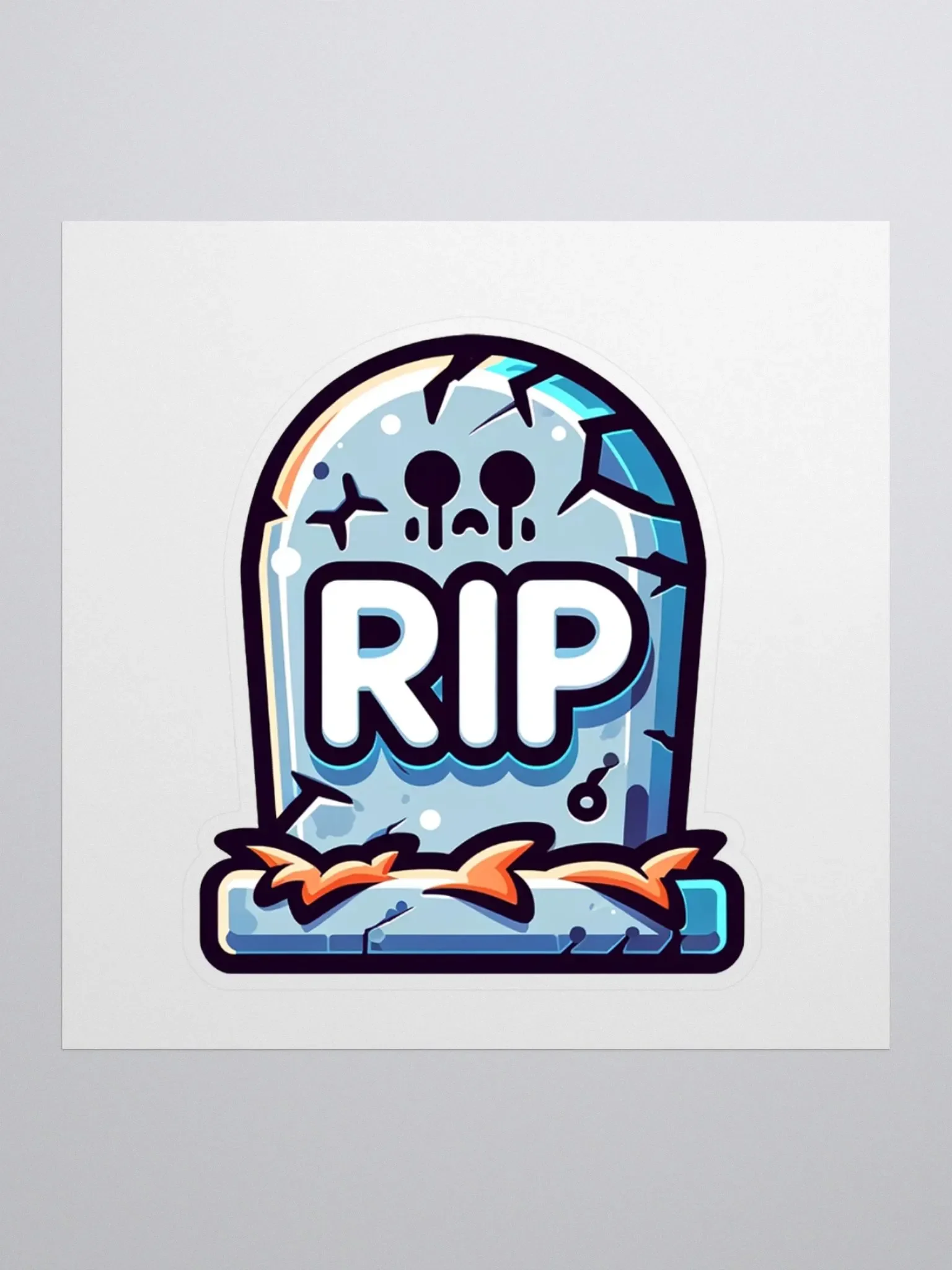 RIP Emote Sticker