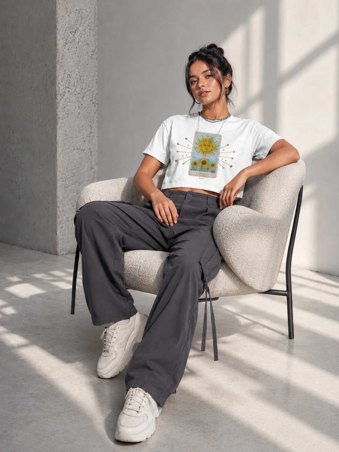 The Sun Card Crop Top product image (1)