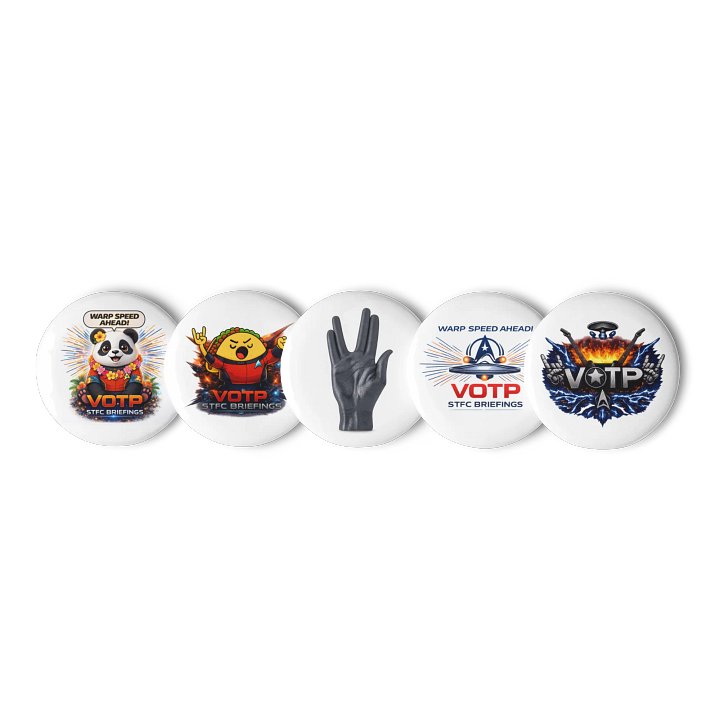 STFC Briefings VOTP Pin Collection product image (1)