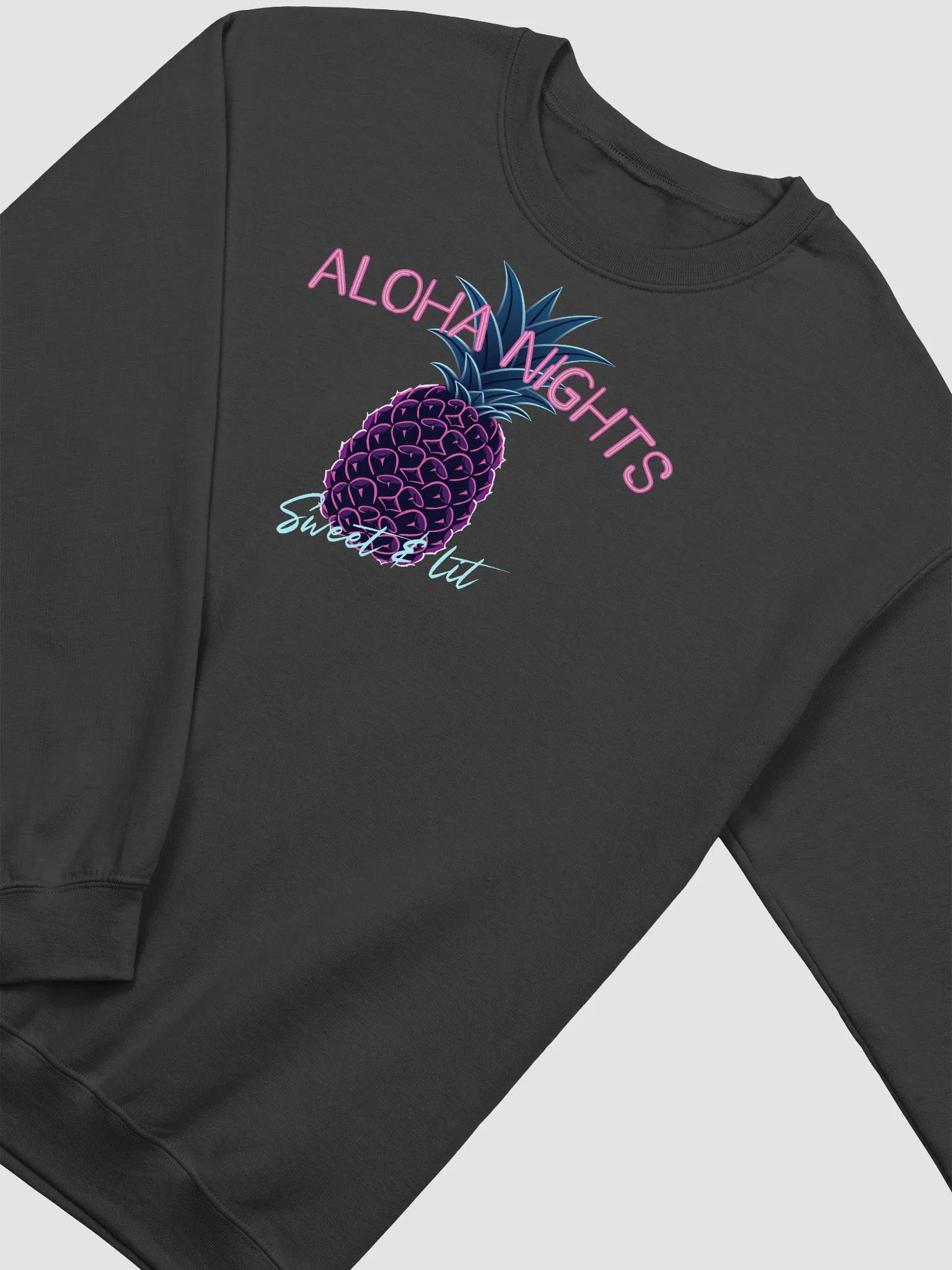 Neon Pineapple Aloha Nights Sweatshirt product image (2)
