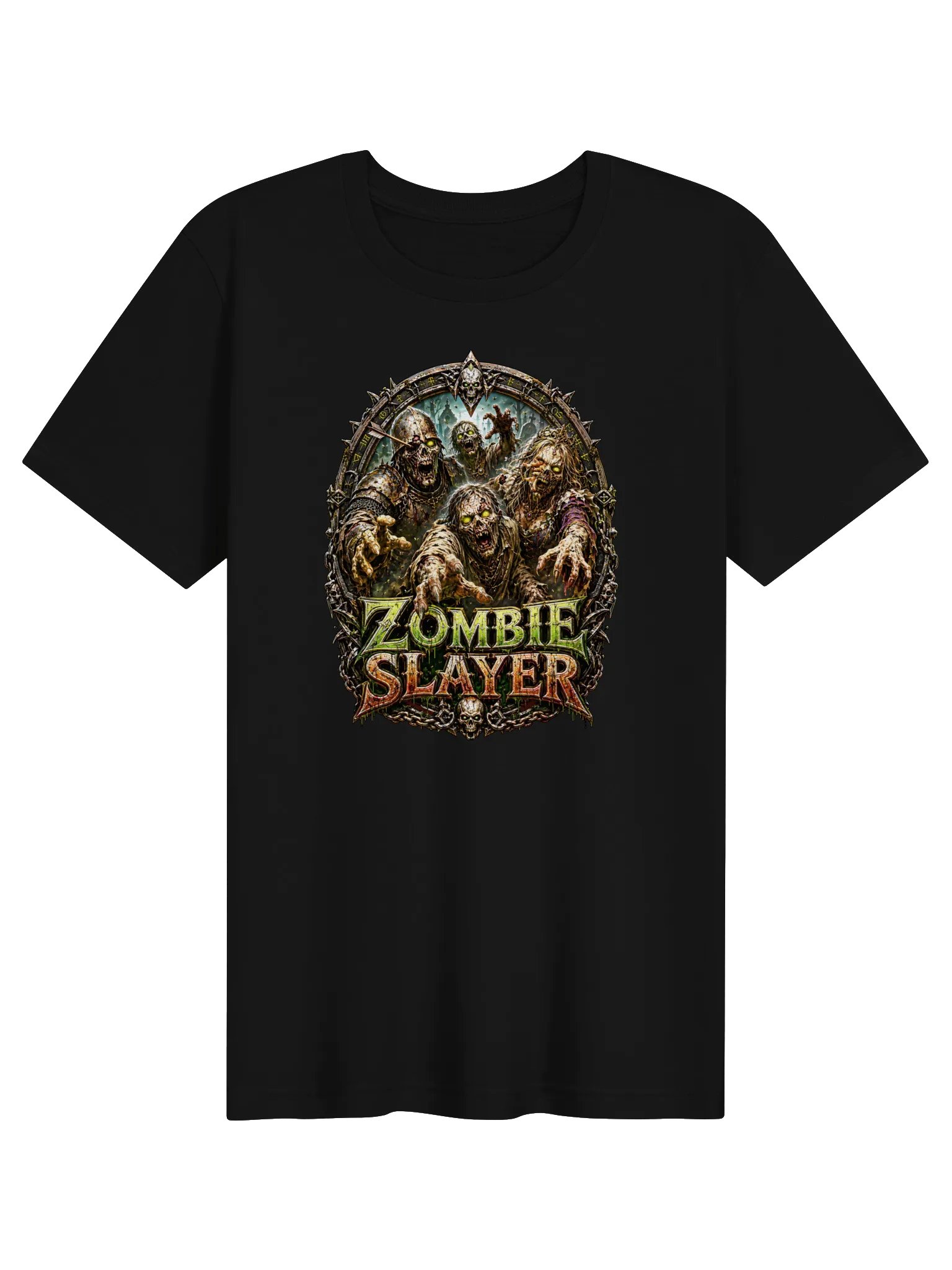 ZOMBIE SLAYER: Back to the Grave | Dark Fantasy T-Shirt product image (1)