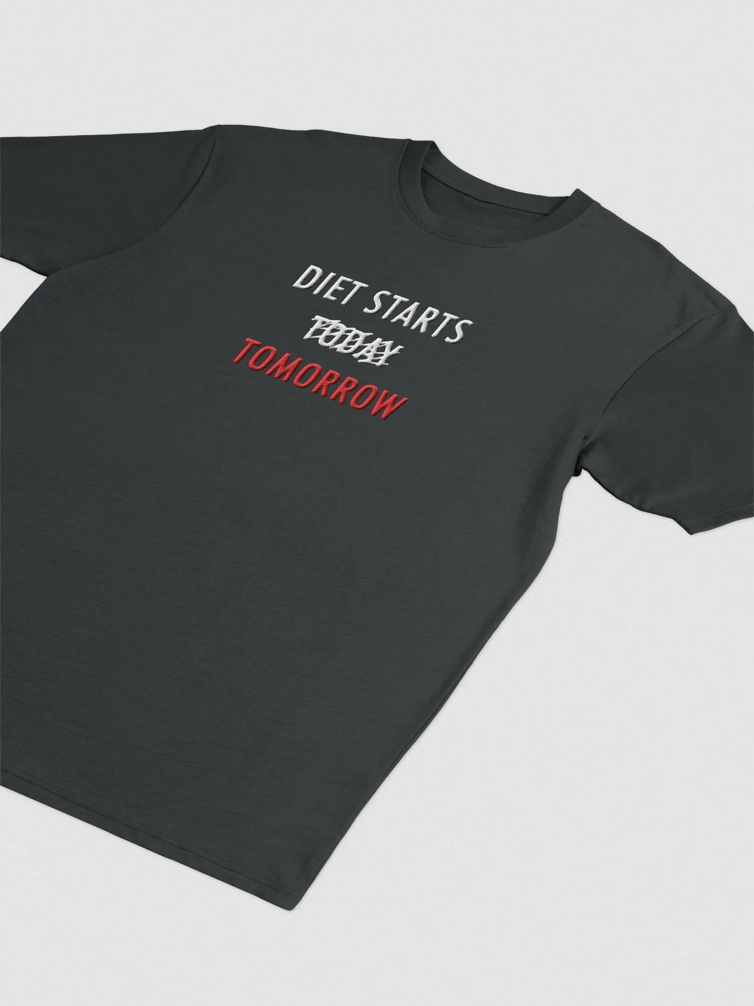 Diet Starts Tomorrow T-Shirt (Black) product image (3)