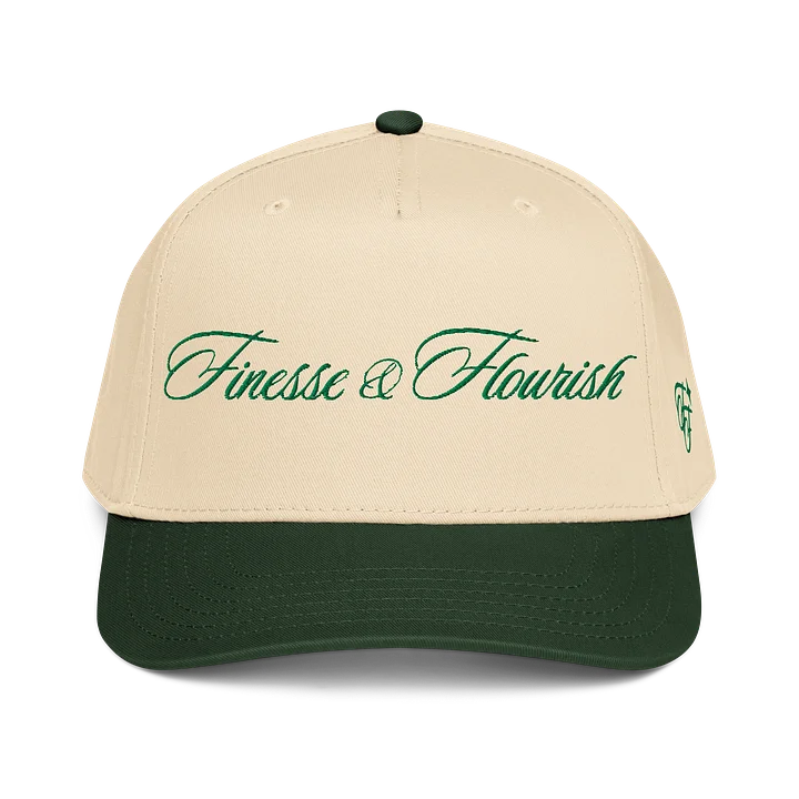 F&F Flag Script Mid-Profile Baseball Cap Tournament (GRN) product image (1)