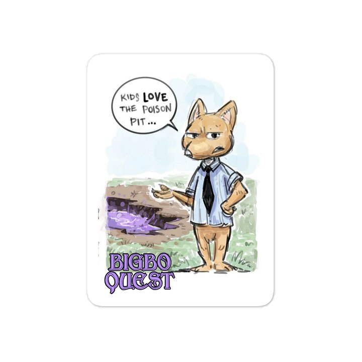 Mitts Poison Pit Sticker [Bigbo Quest] product image (1)