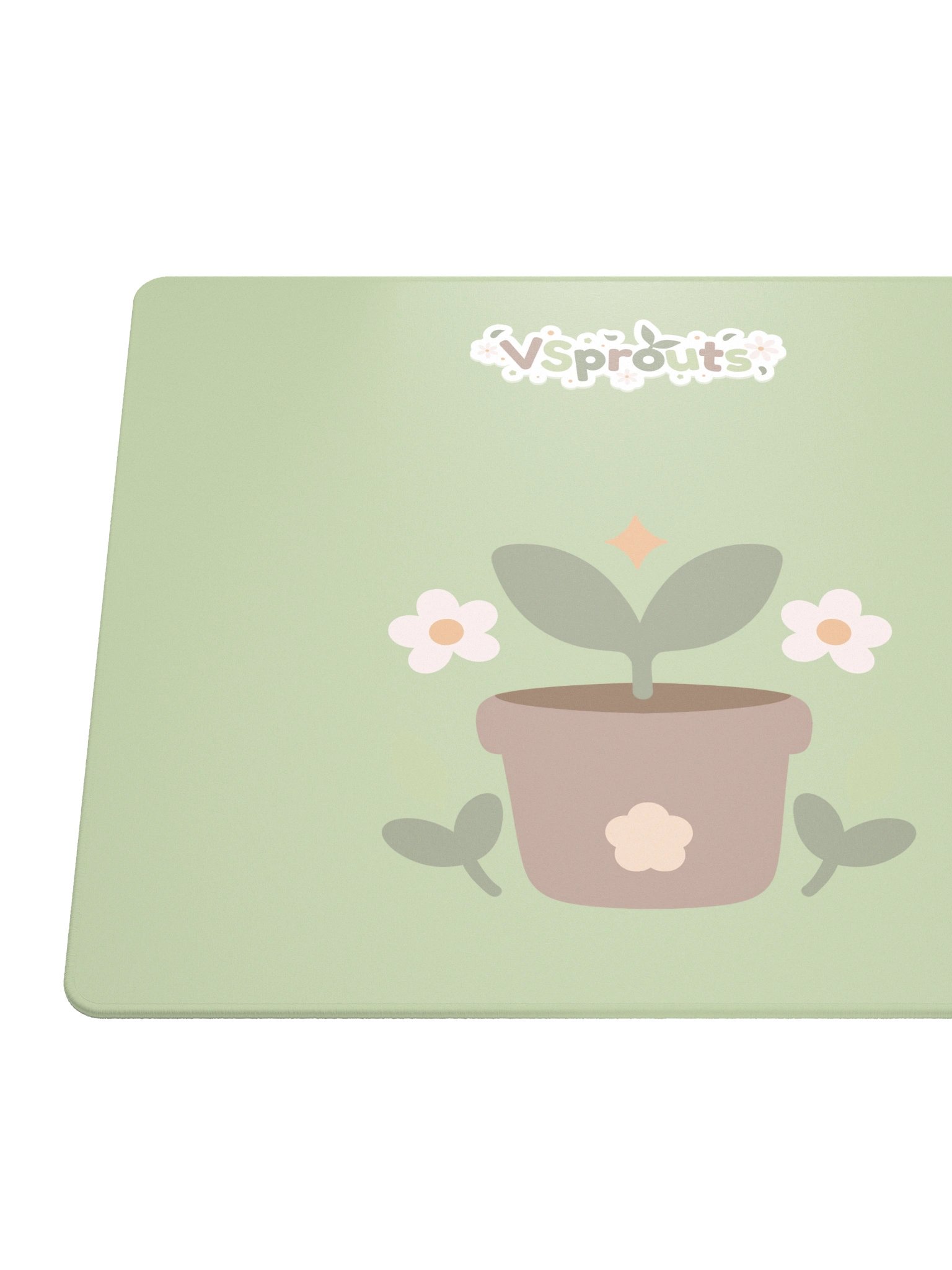 VSprouts logo and name - Mouse mat product image (4)