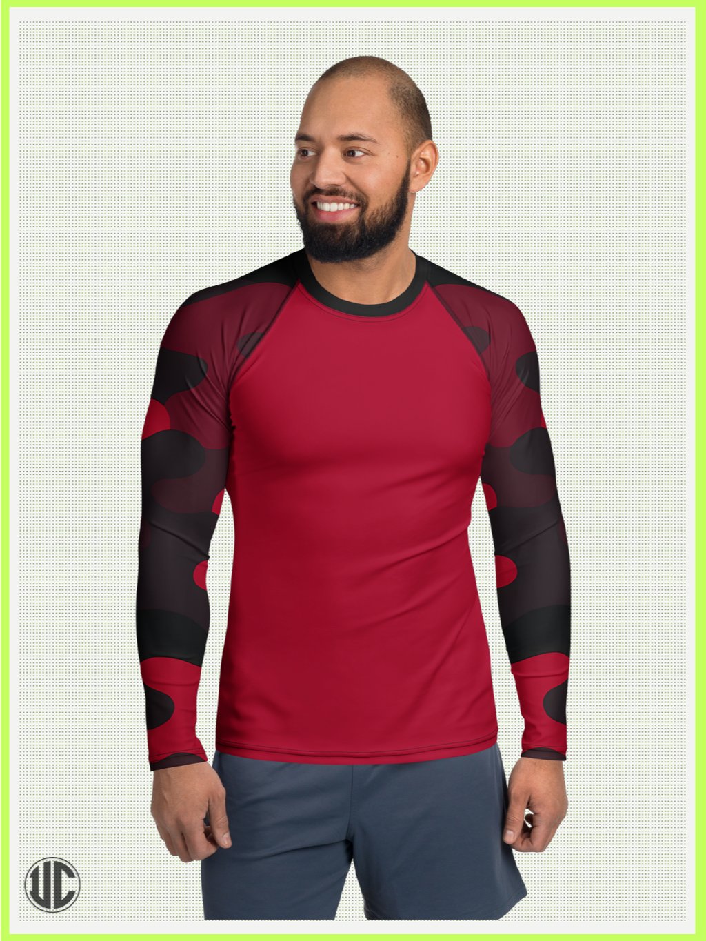 Roxy’s Urban Camo – Men’s Rash Guard product image (1)
