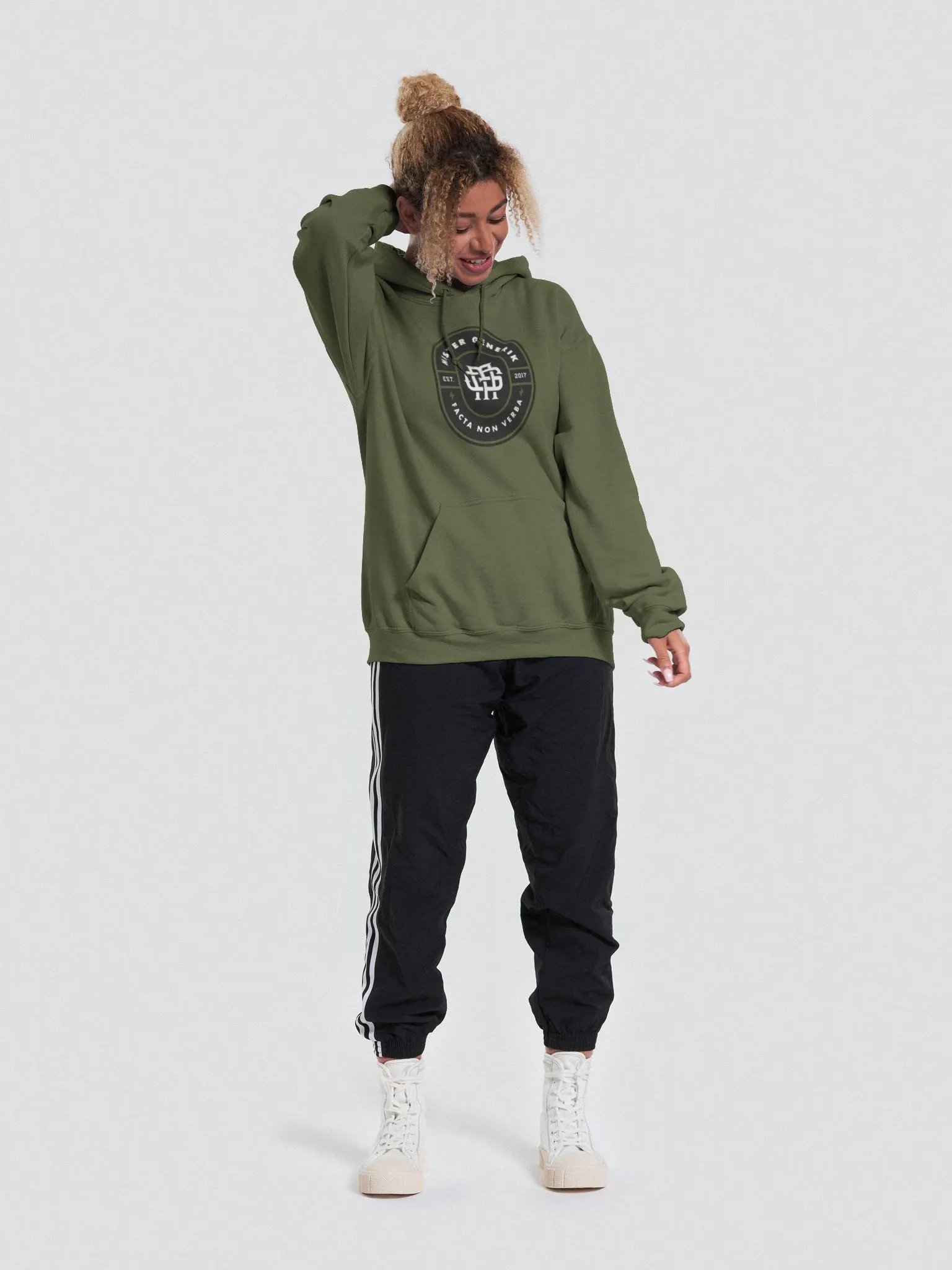 Mister Generik Monogram Badge Hoodie product image (3)