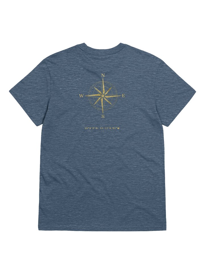 Compass - Barbados - Vintage Gold | | Organic Cotton T-Shirt | 9 Colors product image (72)