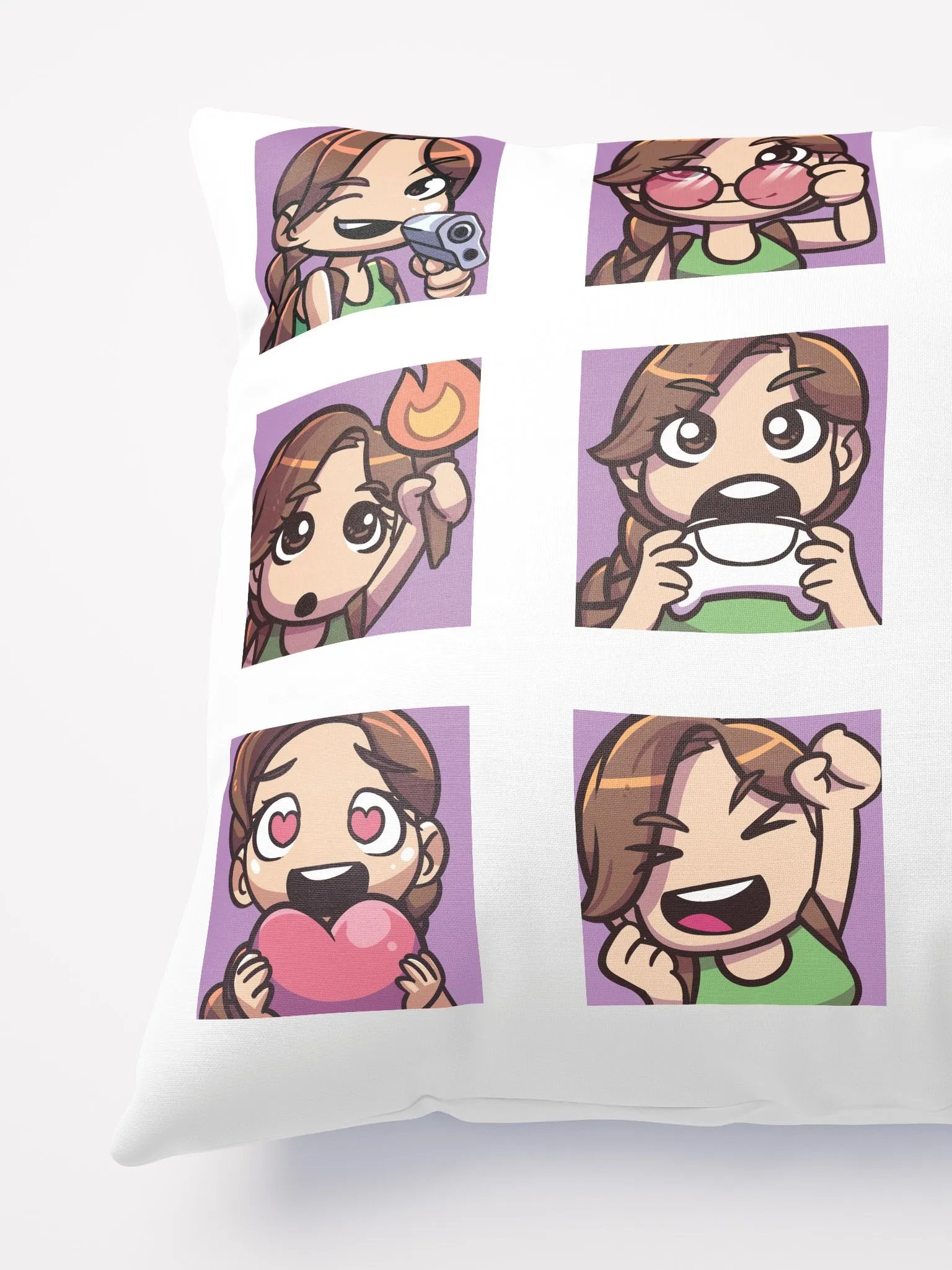 CroftCosplays Emote Pillow product image (5)