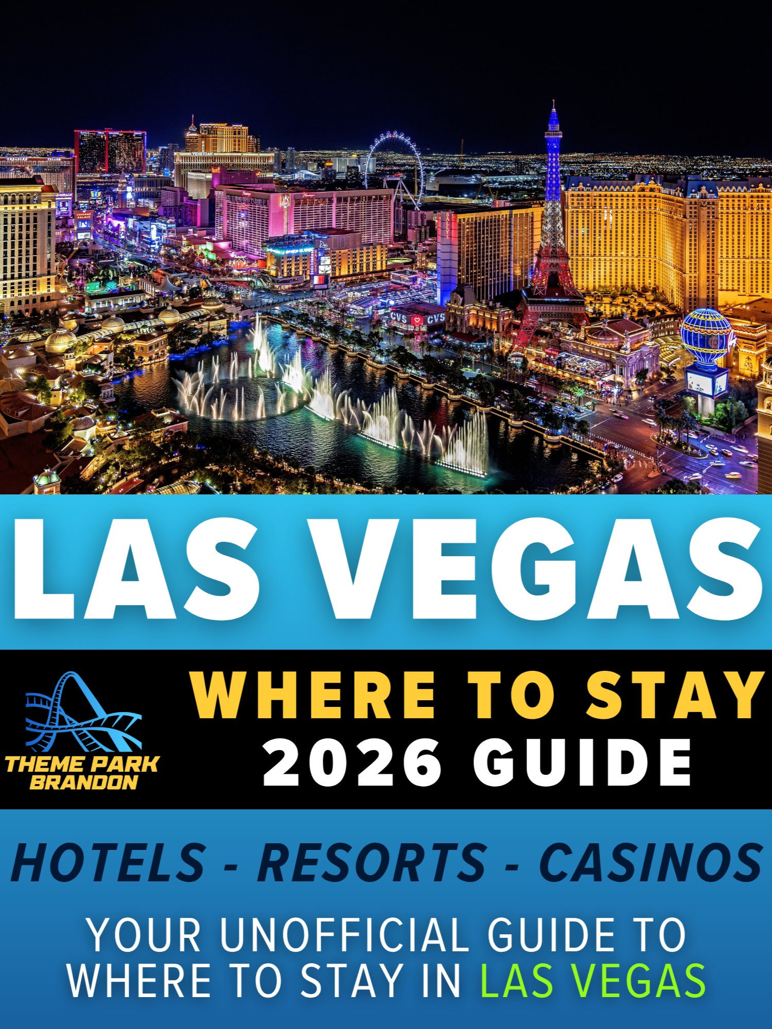 Las Vegas Where To Stay Guide 2026 | 55+ Page Printable Digital PDF, Instant Download product image (1)