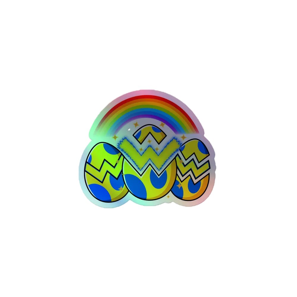 Wesakai Egg Rainbow Sticker product image (1)