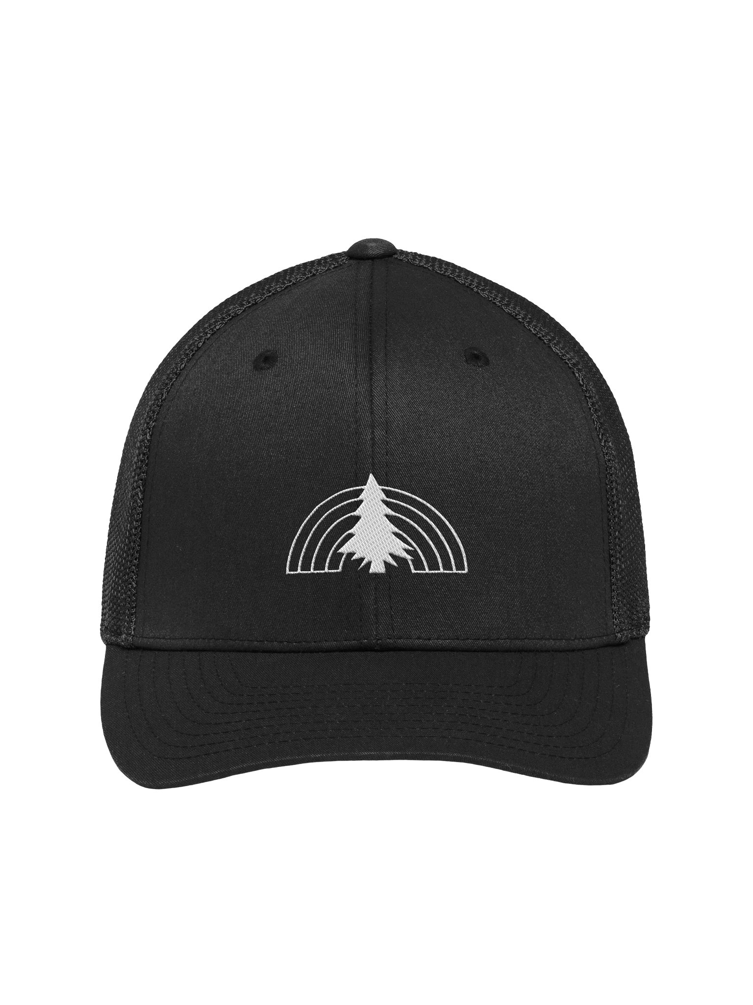 Pride Pine Fitted Mesh Hat product image (9)