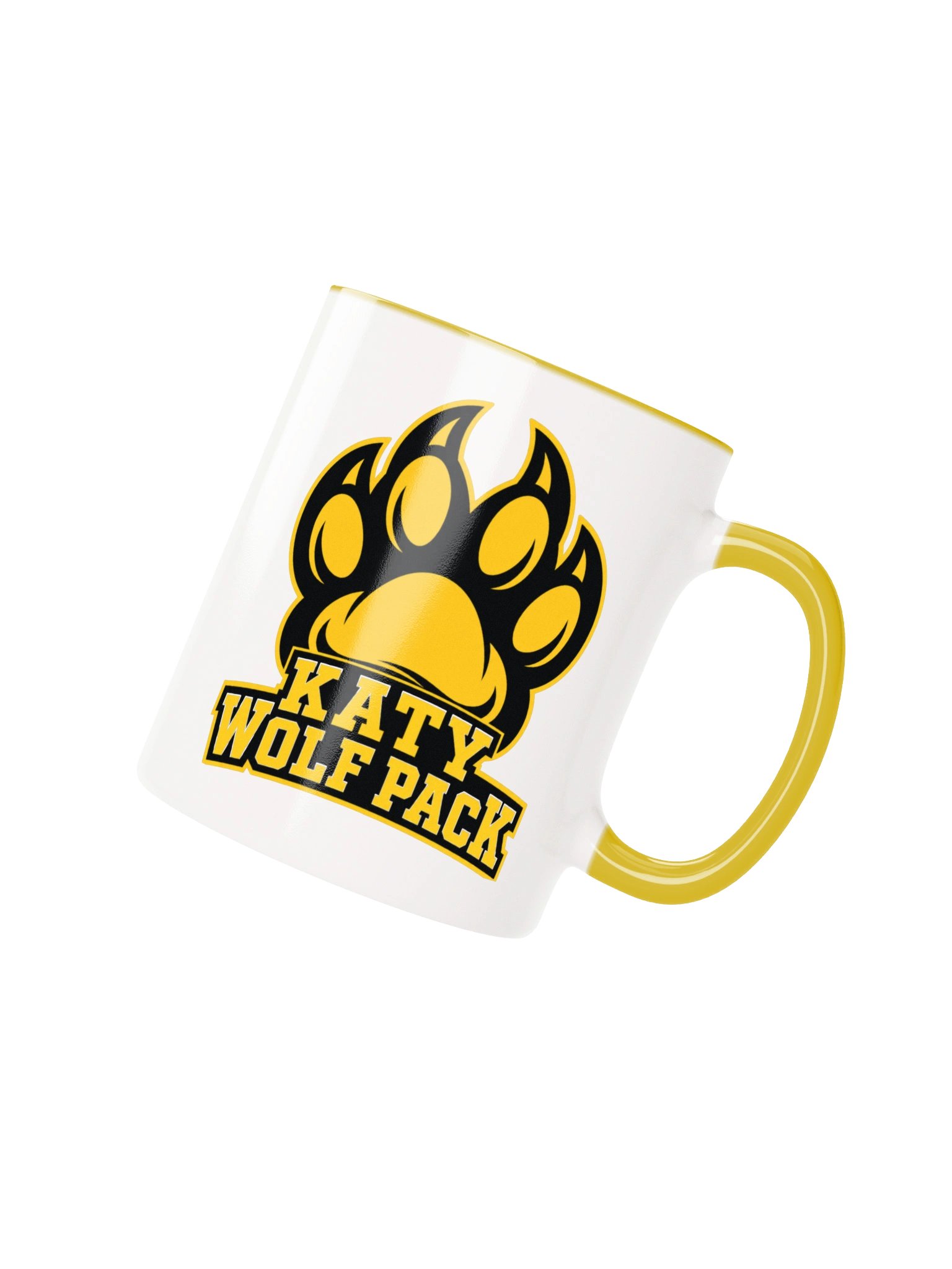 Katy Wolf Pack Yellow & Black KWP Paw Mug product image (12)
