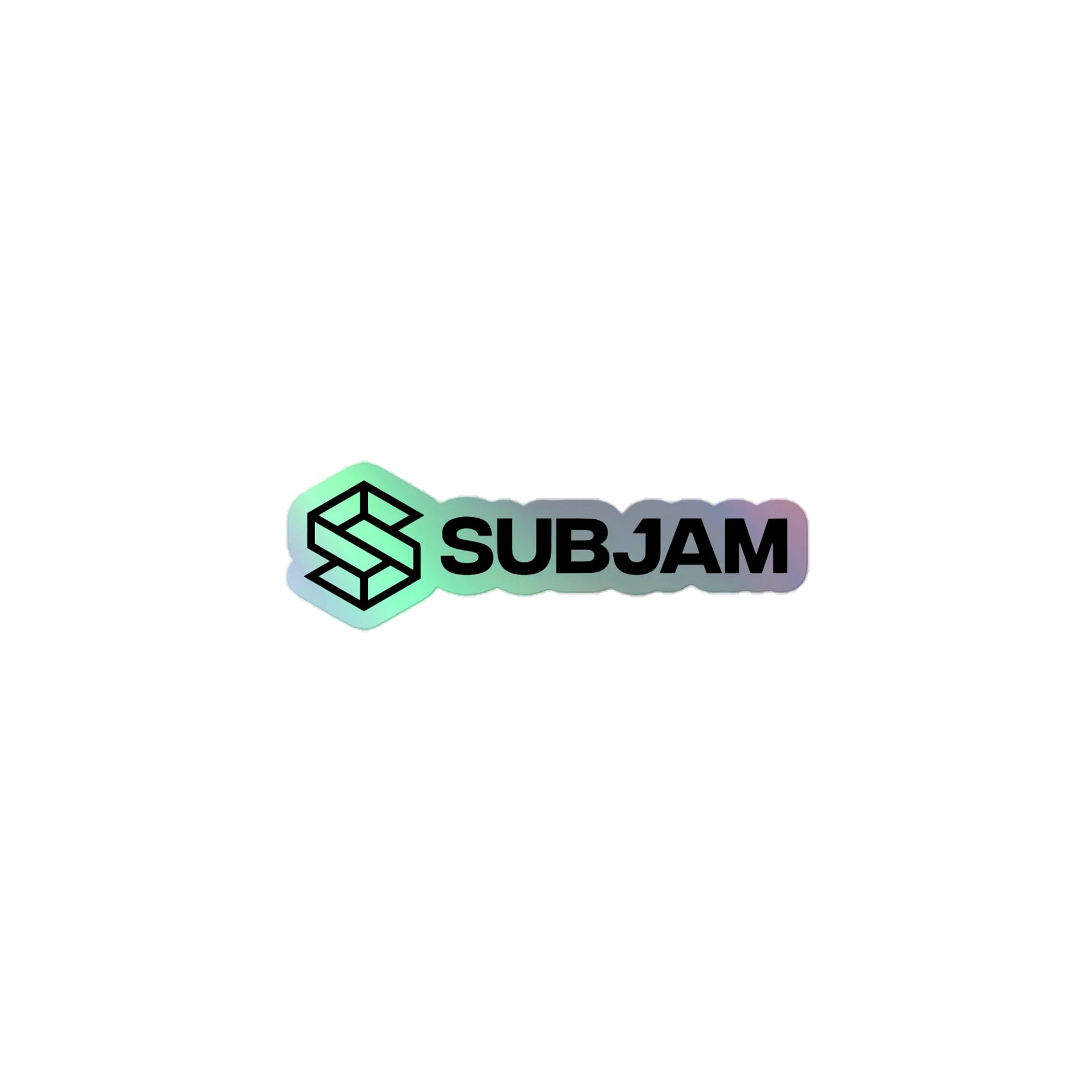 SubJam Logo Holographic Sticker product image (1)