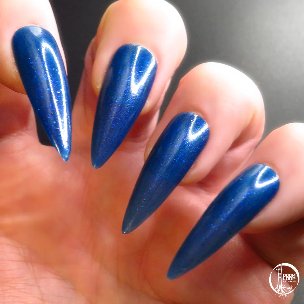 OPACITY OF DESIRE - Shimmering Blue Translucent Jelly Nail Polish product image (3)