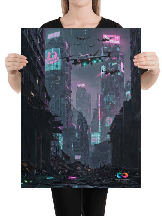 LIMITED EDITION - CINEMATIC ART POSTER – DYSTOPIAN FUTURE #010 product image (2)