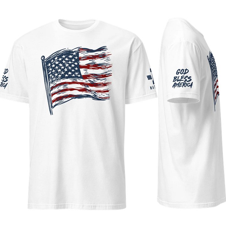 God Bless America Wavy Flag product image (1)