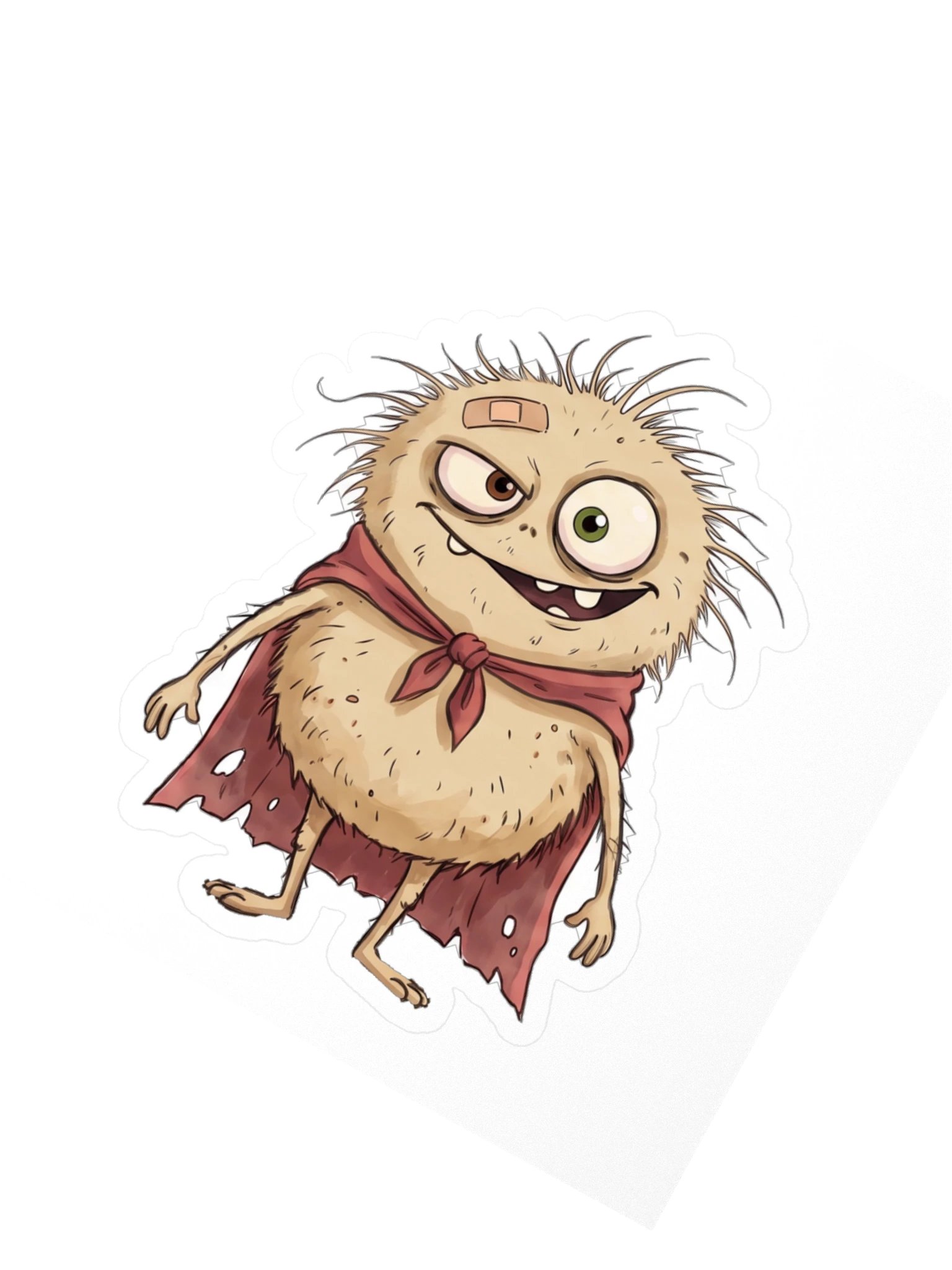 Dust Mite Superhero Sticker product image (2)