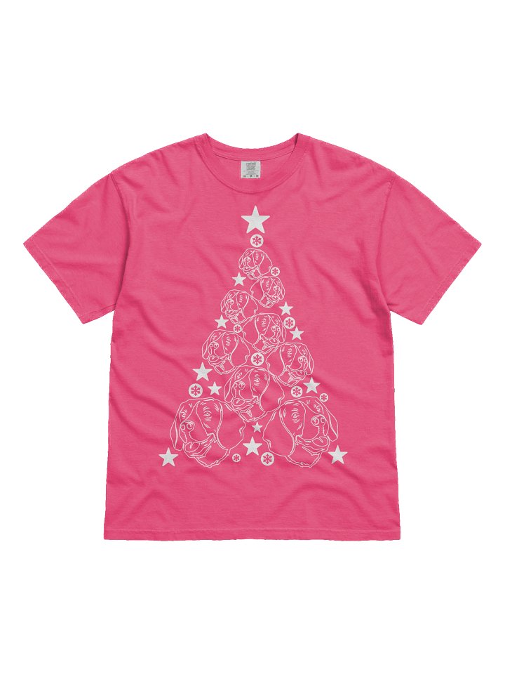 Beagle(2) Christmas Tree T-Shirt product image (2)
