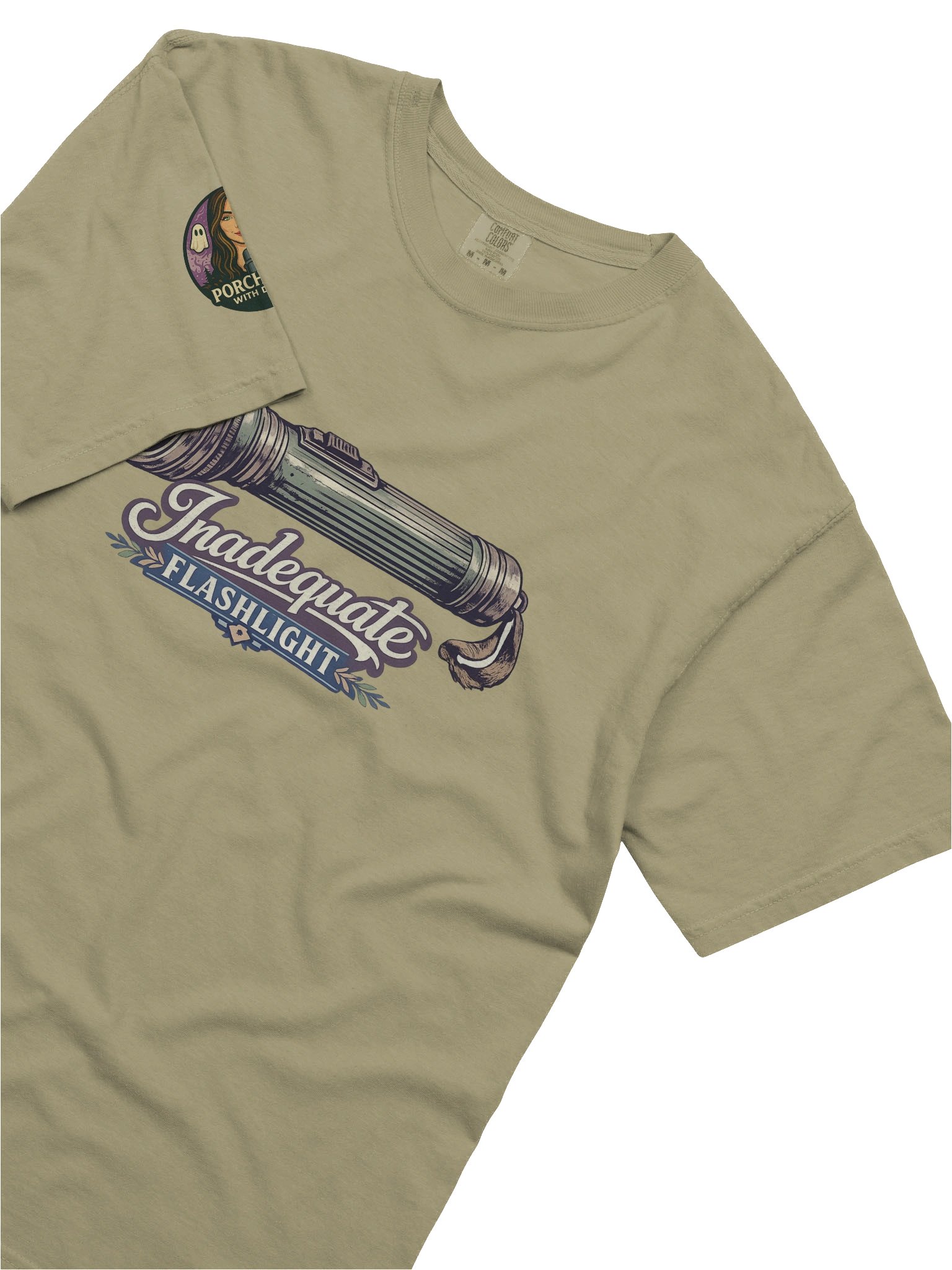 INADEQUATE FLASHLIGHT HEAVYWEIGHT T-SHIRT product image (65)