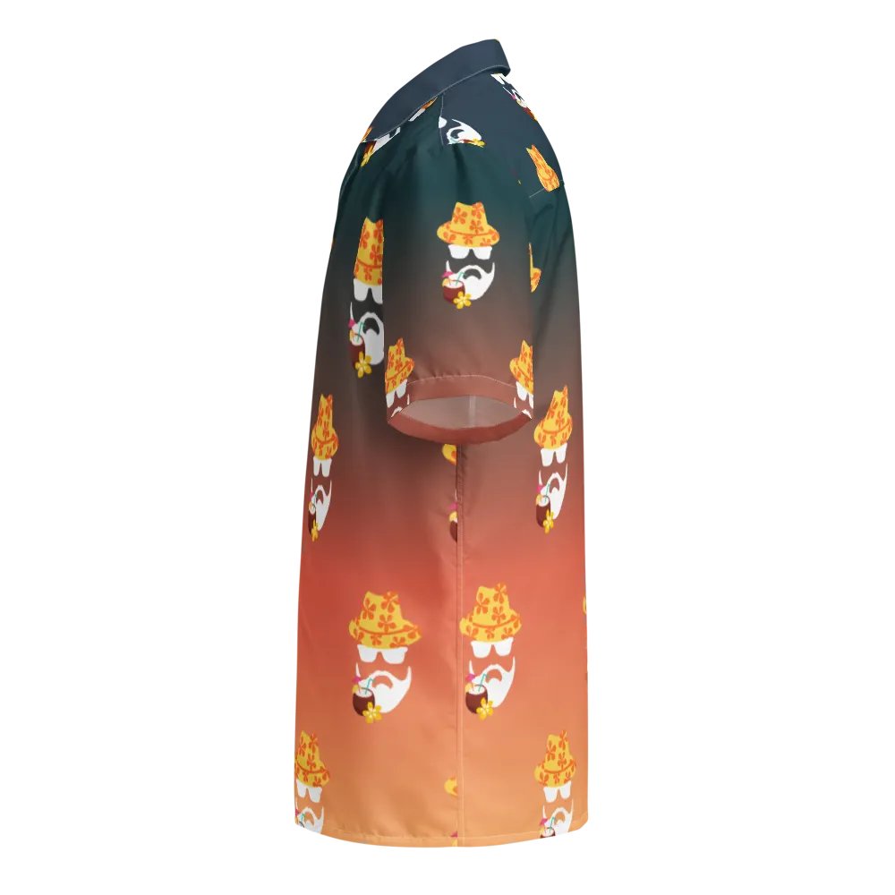 The Jon Hawaiian Shirt- Green/Orange product image (7)