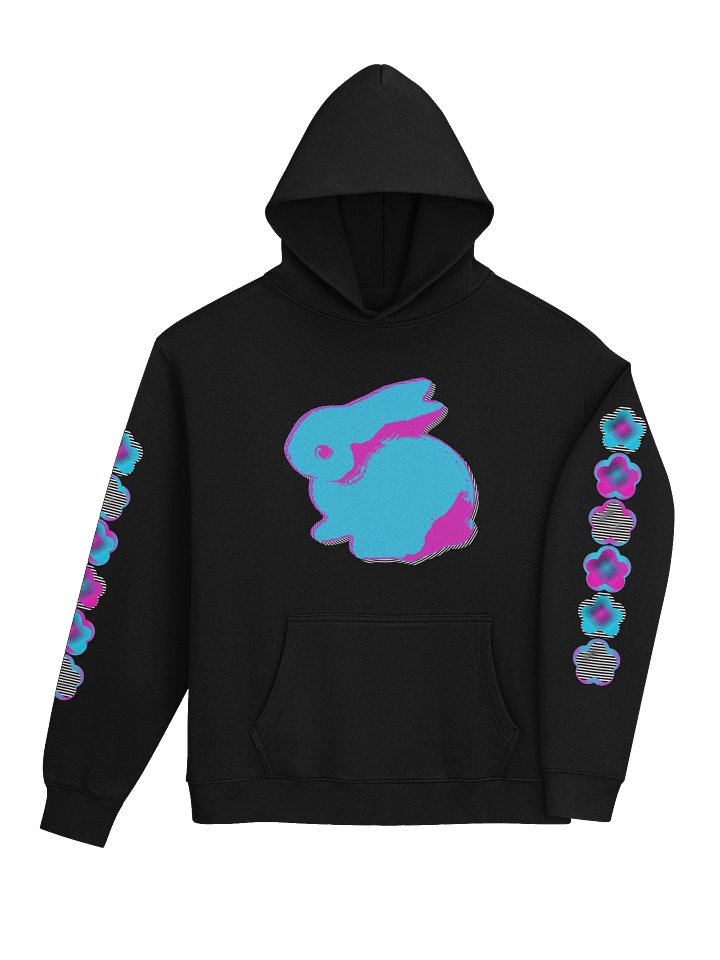 cute blue bunny hoodie product image (1)