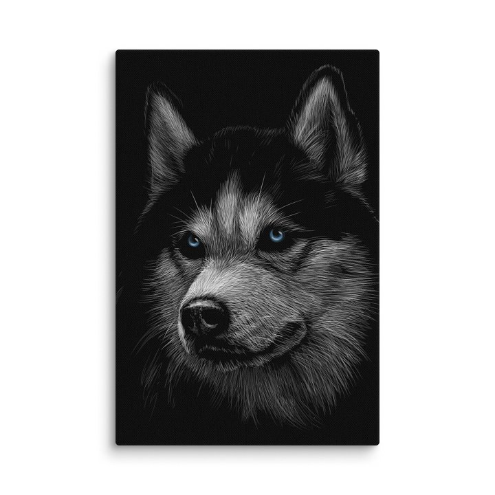 Striking Husky Portrait Wall Art product image (5)