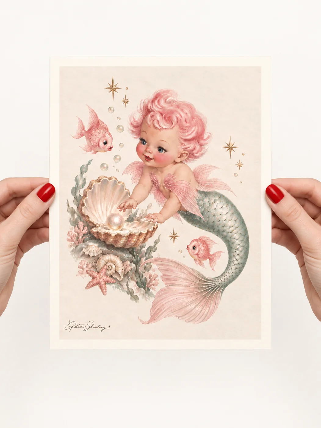 The Fish and the Shell Art Print product image (2)