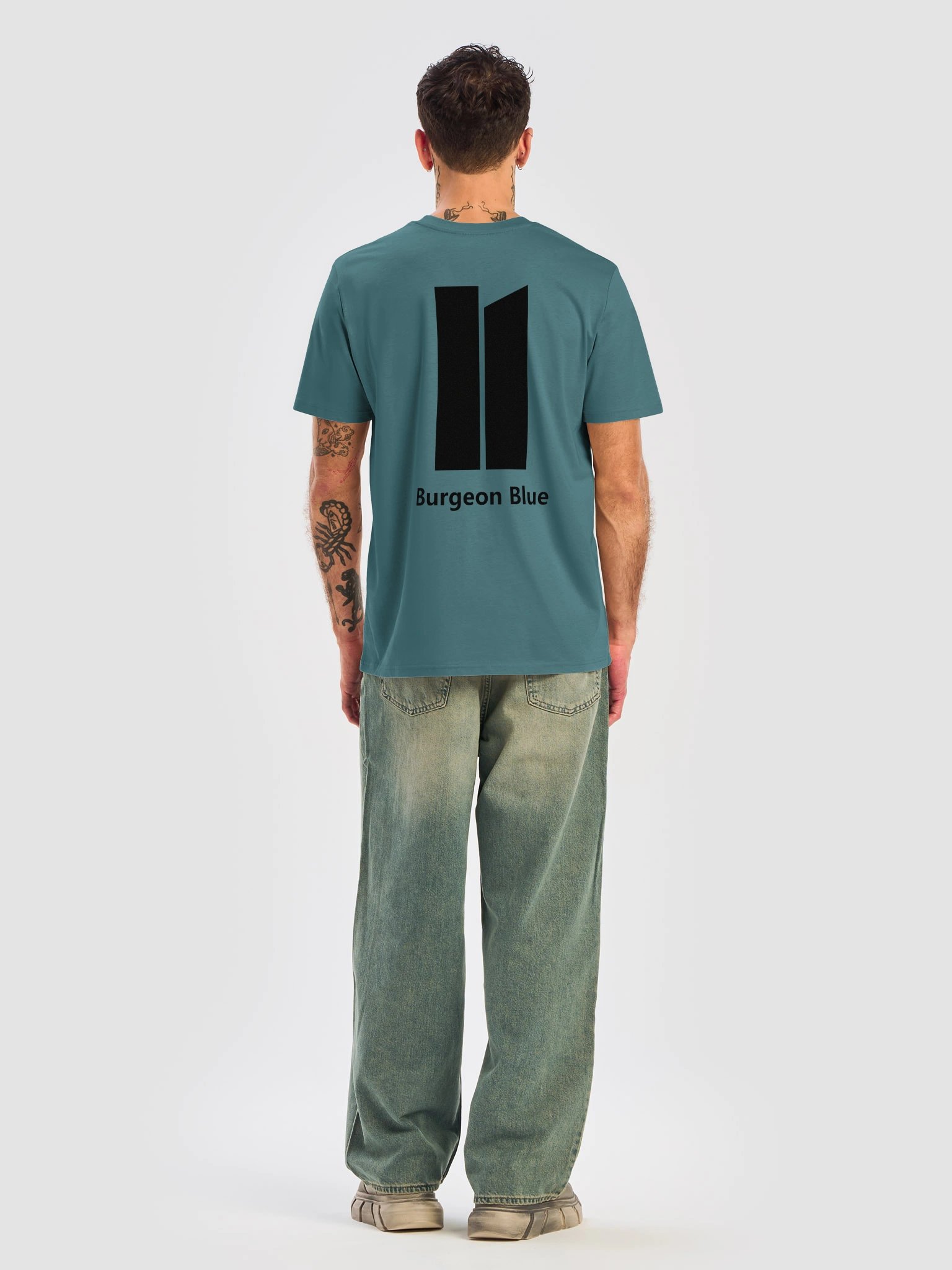 Burgeon Blue - Classic Organic Tee - Back product image (1)